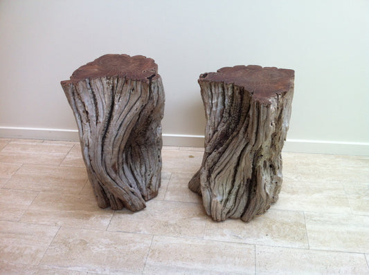 "Log Side Tables for Sophie" 2015